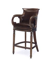 Hillsdale furniture nassau game swivel leather back bar stool in brown. Leather Swivel Bar Stools