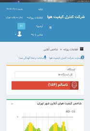 سایت شهرداری تهران، شاخص آلودگی را سانسور کرد!