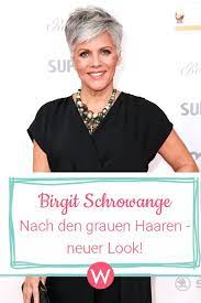 birgit schrowange nach den grauen haaren wieder ein neuer look schrowange neue looks neue frisuren