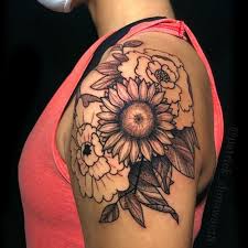 Menu & reservations make reservations. Divinity Tattoo Sunflowers Peonies Tattoo By Facebook