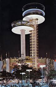 Observation Towers New York Stte Exhibit At Night New York World S Fair 1964 1965 World S Fair New York City City