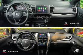 Clearly, the city overpowers the vios by 14 hp and 5 nm of torque on paper. Head To Head 2021 Honda City Vs 2021 Toyota Vios Autodeal