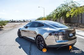 Then the chrome surrounds can look too much as well, on some colours. Tesla Model S Black Chrome Incognito Wraps