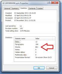 Linkedin.com has been visited by 100k+ users in the past month How To Count The Words In A Powerpoint 2007 Presentation Libroediting Proofreading Editing Transcription Localisation