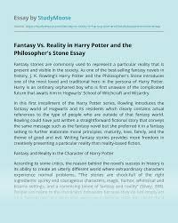 The book was first published on 26 june 1997 by bloomsbury in london and was later made into a film of the same name. Fantasy Vs Reality In Harry Potter And The Philosopher S Stone Free Essay Example