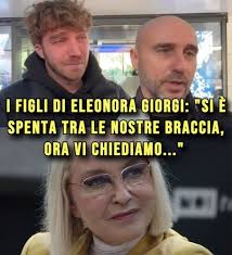 🟡 Eleonora Giorgi, i figli Andrea Rizzoli e Paolo Ciavarro: "Si è spenta  tra le nostre braccia, ora vi chiediamo..." ...altro....⬇️⬇️⬇️⬇️ ➡️  https://tinyurl.com/4rvzdk65