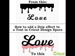 Download How To Add A Drip Effect To Text In Cricut Design Space Cricut Design Cricut Cricut Tutorials