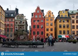 Mundo europa suecia estocolmo centro de estocolmo gamla stan gran catedral de estocolmo. Paisagem Da Praca Stortorget Na Ilha De Gamla Stan Estocolmo Suecia Imagem Editorial Imagem De Distrito Gustav 165554500