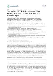 El pasado mes de enero quintana tuvo un papel relevante con la selección de portugal en el mundial de balonmano de egipto. Pdf Effects Of The Covid 19 Lockdown On Urban Mobility Empirical Evidence From The City Of Santander Spain