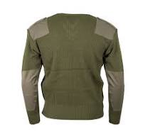 Sweater ITALIAN Woolen V-neck GREEN
