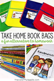 Take Home Book Bags Thematic Bundle Book Bags Classroom Literacy Bags Reading Homework