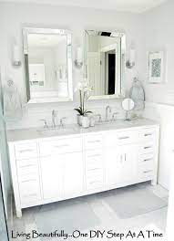 The vanity mirror, for instance, can be something super simple and basic, but it doesn't have to be. Pin By Melb Lifeandhome On H O M E Blog Posts Living Beautifully Trendy Bathroom Bathroom Remodel Master Small Bathroom Remodel