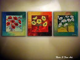 Abstract Painting Acrylic Pouring Art Colorful Painting Etsy In 2020 Poppy Painting Painting Sunflower Canvas Paintings