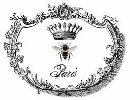 Paris Bee Crown Digital Clip Art Instant Download 11x8 5 Etsy Digital Clip Art Clip Art Digital Paper