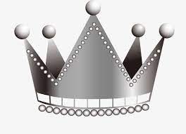 Vector Cartoon Silver Crown Geometric Pattern Background Silver Crown Golden Pattern