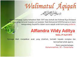 Kamu bisa berikan ucapan kebahagiannya lewat media sosial seperti facebook, twitter, instagram, whatsapp dan line. Undangan Aqiqah Kekinian Versi 2020 Bisa Diedit Ms Word Gratis