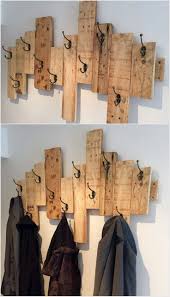 It's best to use a small drill bit to make holes in the clothes hangers before mounting them on the board. 28 Best Coat Rack Ideas And Designs For 2020