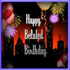 Best Belated Birthday Gifs Gfycat Wish happy birthday to your friends and loved ones with cool belated birthday cards, funny animated birthday cards with custom message from a wide send your heartfelt wish to your dear ones on their birthday with this free animated belated happy birthday card. best belated birthday gifs gfycat