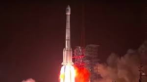 The rocket was used by the chinese to launch part of their space station last week. Rocket Booster Falls And Explodes Near Chinese Town After Satellite Launch