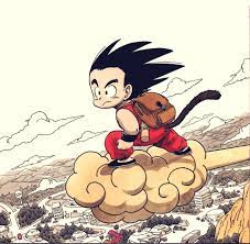 Dragon ball is a japanese media franchise created by akira toriyama.it began as a manga that was serialized in weekly shonen jump from 1984 to 1995, chronicling the adventures of a cheerful monkey boy named son goku, in a story that was originally based off the chinese tale journey to the west (the character son goku both was based on and literally named after sun wukong, in turn inspired by. Anime Dragon Ball Kid Goku