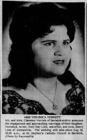 Veronica Verrett-Thur.-July 22, 1965-The Daily Review-Morgan City,  Louisiana