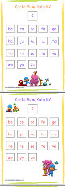 Suku kata kv kv викторина. Homeschool Membaca Dalam Bahasa Melayu Intan Nur Anum