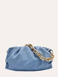 chain handle denim ruched bag shein usa bags chain bags shoulder tote bag
