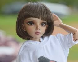 BJD Wig MSD Minifee KDF 7-8 Layered Shaggy Short Hair for 40cm Doll