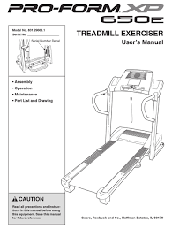 From www.listorn.com september 13, 2006 by treadmill reviews 4 comments. Proform Xp 650 E 831 29606 1 User Manual Pdf Download Manualslib