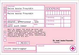 Rezept Gutschein Karten Anmeine Beste Freundin Für Lebenslange
