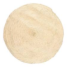 Casual and easy care, our palm leaf rug is a perfect decorating solution either indoors or outdoors. Woven Palm Leaf Rug D 100 Cm Cosydar Design Adult