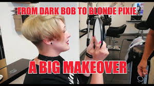 Alors vous allez adorer tous nos conseils pour découvrir comment toujours mieux profiter d'eux au quotidien. Big Makeover From Dark Bob To Blonde Pixie Joerg Mengel Friseure Youtube