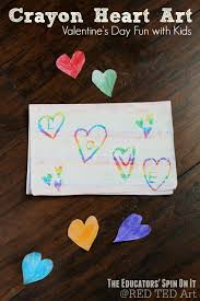 Cover the area that you'd like to be scratchable with packing tape. Diy Crayon Scratch Art Hearts Red Ted Art Make Crafting With Kids Easy Fun
