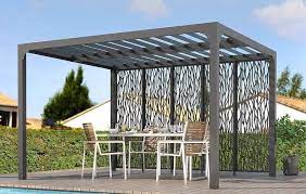Maybe you would like to learn more about one of these? Pergola Bioclimatic Orientable Blades 11m2 And Brise Vue Facade 3 6m