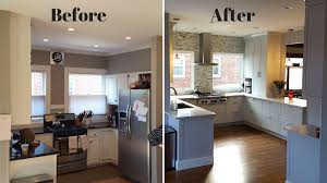 kitchen remodel before and after