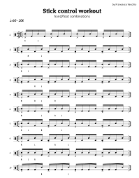 Stick Control Revisited Drumset Application Francis Drumming Blog Drum Sheet Music Drums Sheet Drum Set