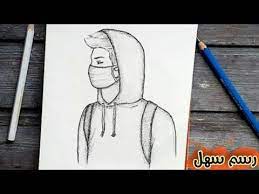 how to draw a boy with mask step by step easy easy drawing cool drawings pencil sketch youtube cool pencil drawings cool easy drawings cool drawings
