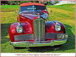 1942 Packard One Eighty Convertible By Darrin Packard Cars Antique Cars Classic Cars Vintage
