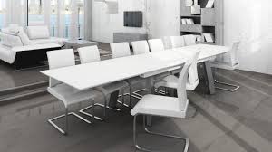 table manger extensible 16 personnes laquee blanc 4m muonio salle a manger contemporaine table a rallonge table salle a manger