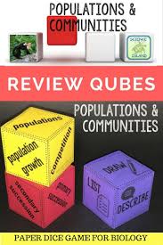 Engaging Paper Dice Game For Biology Covers Population Growth Symbiosis Succession A Secondary Science Classroom High School Science Teacher Teaching Science