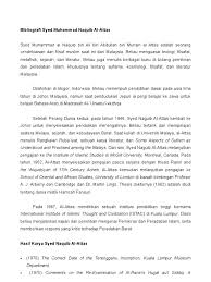 Yet he was careful to distinguish between secular, secularism and secularization, and that the greatest challenge to islam is the last. Syed Naquib Al Attas