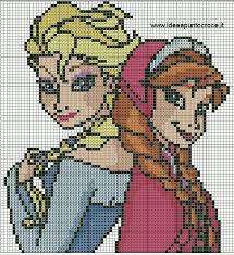 Grille Tricot Point De Croix Reine Des Neiges Crochet La Reine Des Neiges Motif Congele