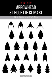 Free Arrowhead Silhouette Clip Art Clip Art Arrowhead Silhouette Clip Art