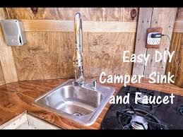 easy diy camper sink and faucet cargo