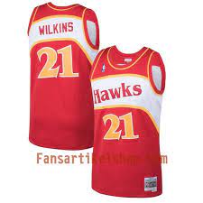 Majestic nba basketball trikot atlanta hawks in 84152 mengkofen fur 90 00 zum verkauf shpock de from webimg.secondhandapp.com. Nba Atlanta Hawks Trikot Dominique Wilkins 21 Hardwood Classics Rot Swingman Herren