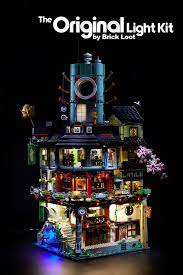 Led Lighting Kit For Lego Ninjago City 70620 Etsy Lego Ninjago City Led Light Kits Lego Haunted House