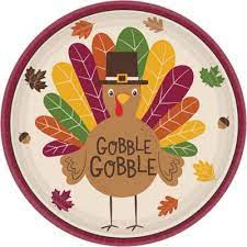 4.7 out of 5 stars 192. Thanksgiving Turkey Dinner Plates 18ct Party City