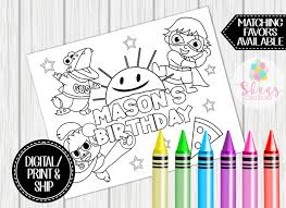 Ryan S World Placemat Coloring Sheet In 2020 Coloring Sheets Superhero Coloring Pages Coloring Pages