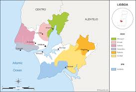 National museum of ancient art is situated 650 metres northeast of port of lisbon. Lisboa Map Of Vineyards Wine Regions