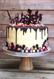 Schokoladentropfenfanger Und Scherben Kuchen Mit Smarties Gateaux Et Desserts Beau Gateau Recette Tarte Banane Chocolat